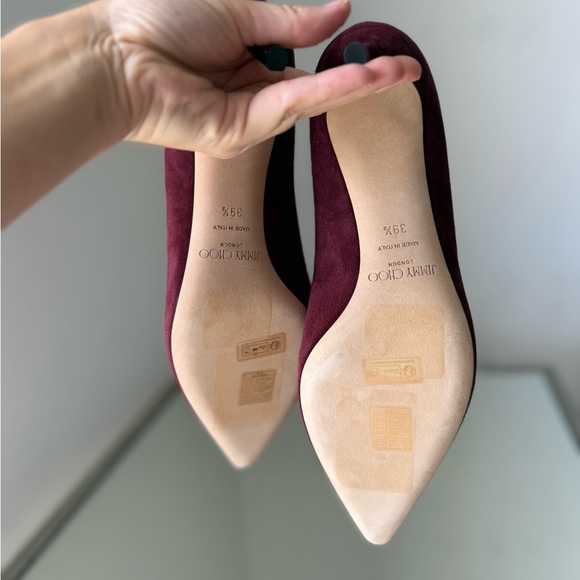 New JIMMY CHOO Romy 60 suede pumps $795 39.5 - Picture 10 of 10